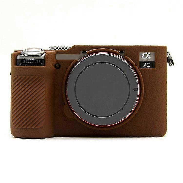 Improved Protective Case for Sony a7CR/a7C II with Litchi Texture Silicone - Anti-Collision Camera Cover
