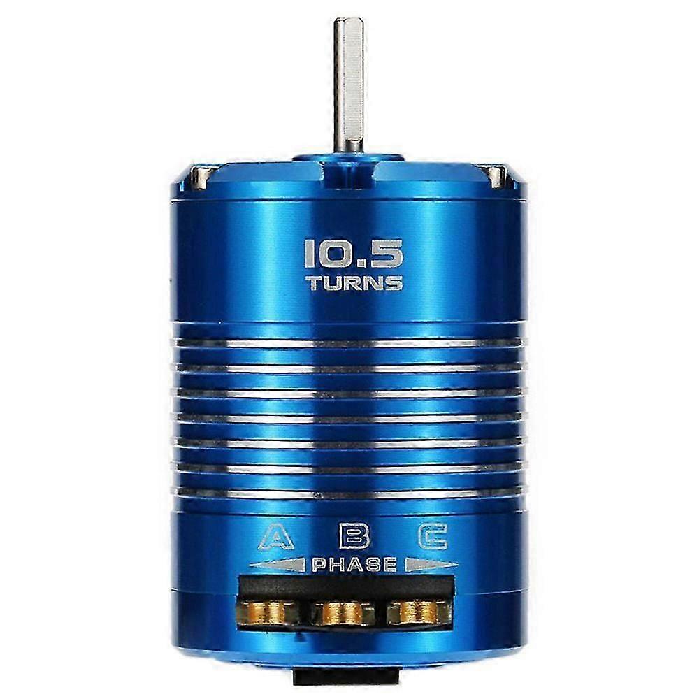 High Efficiency 540 Sensored Brushless Motor for 1/10 RC Car Blue, 10.5T 3450KV