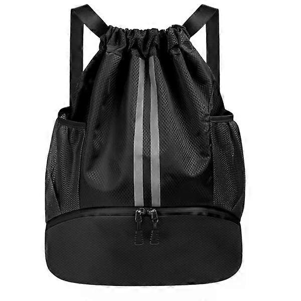 Sports backpack, lightweight, durable and easy to clean, with practical mesh pockets on both sides