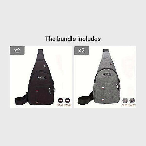 Men's daily sports mini chest bag, practical in function and essential for travel
