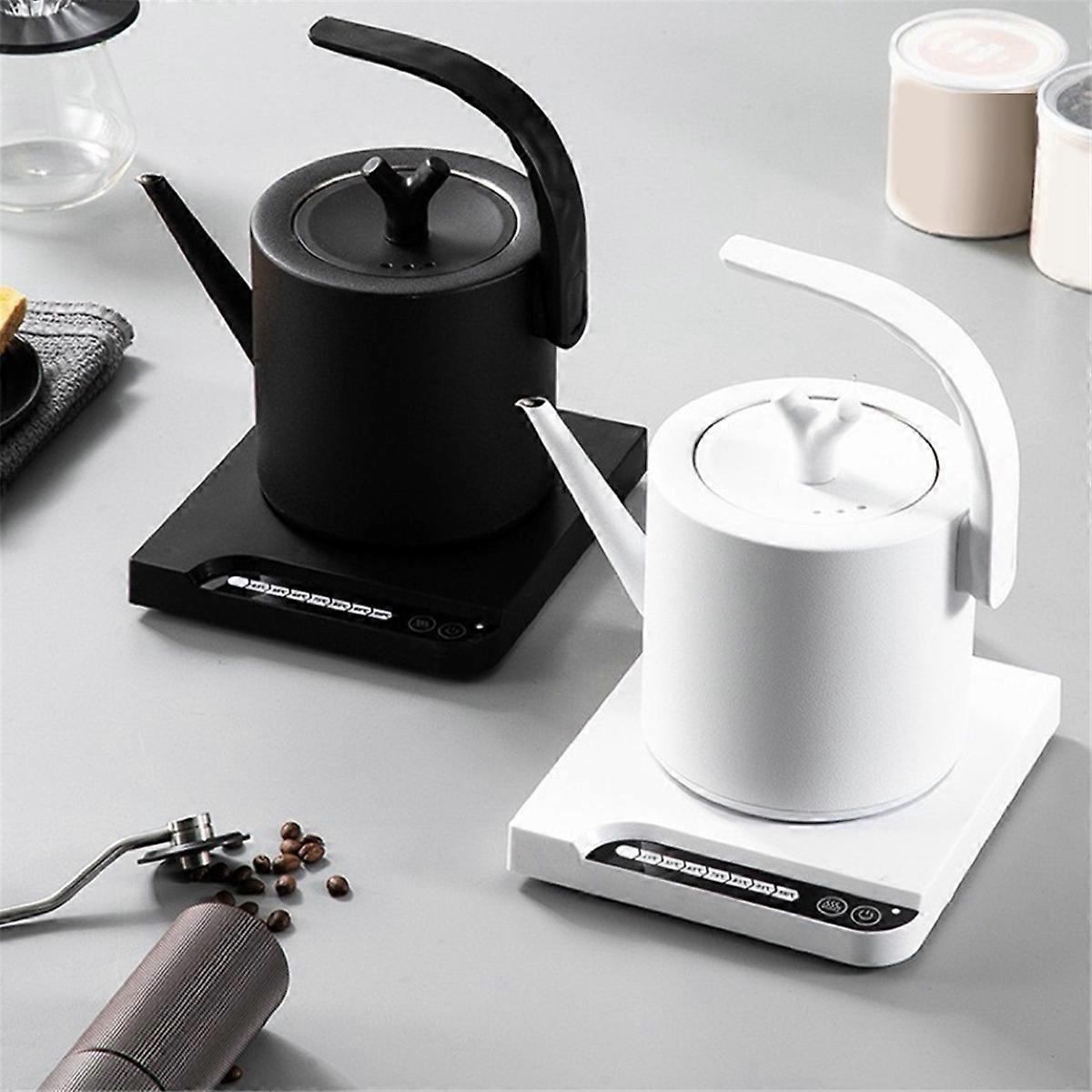1.0 L Gooseneck Electric Kettle 6Temperature Settings 1000W Boiling Kettle for Coffee/Tea/Oatmeal, Free B EU Plug