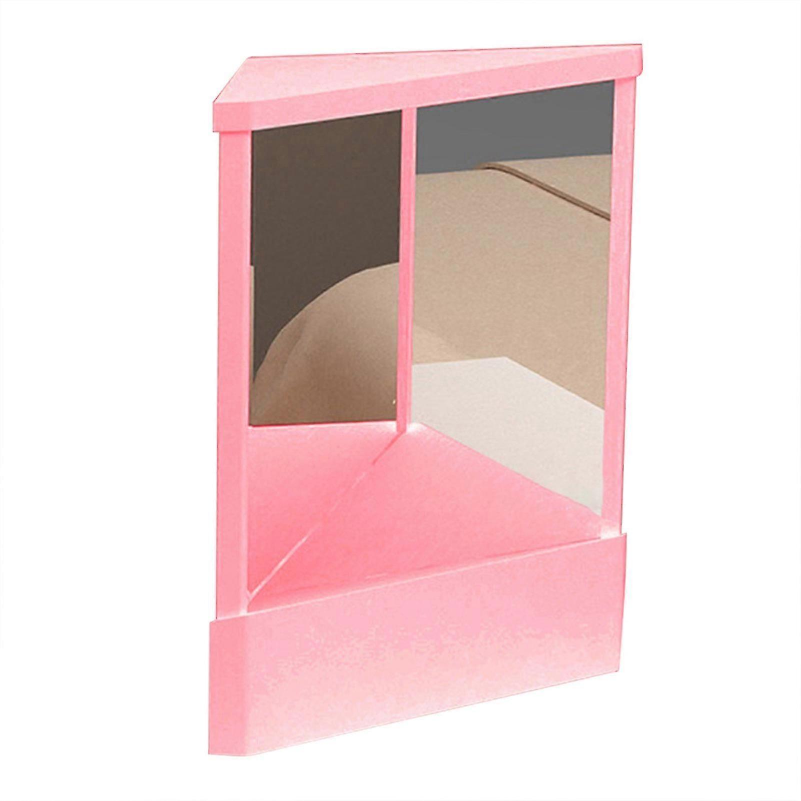 vanity mirror with non reversing feature