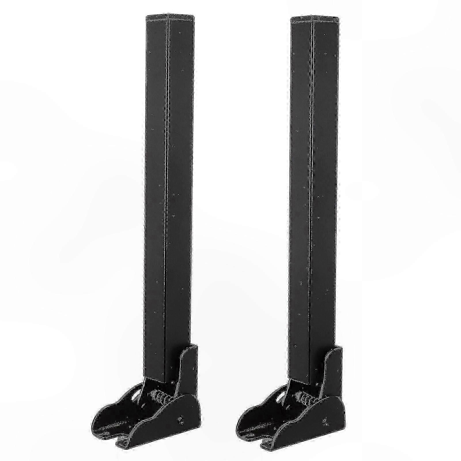 Heavy Duty Folding Sofa Bed Legs with Self-Locking Hinges and Balancing Feet, Durable Metal Support for Sofas