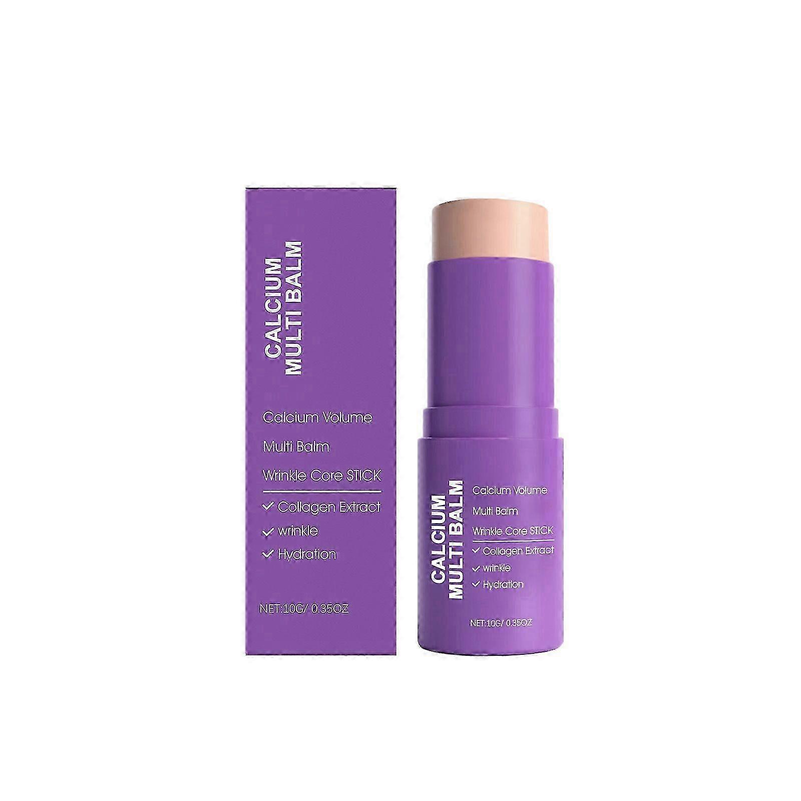 Calcium Multi Balm, Collagen Hydrating Moisturing Stick, Anti-Aging & Firming Skin Care Stick, Anti-Wrinkle Bounce Multi-Balm Sticks, For Eyes, Neck,