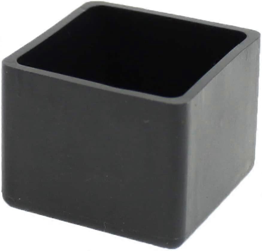 Embouts Bouchons Carrs En Caoutchouc - 25mm - Pour Chaises, Tables, Pieds De Meubles
