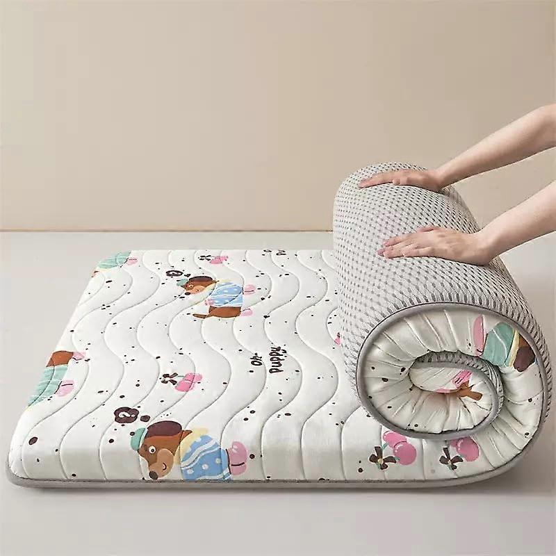Floor Mattress Single Thickened Japanese Futon Portable Roll Up Folding Sleeping Pad 90x200cm 80x190cm Family Camping