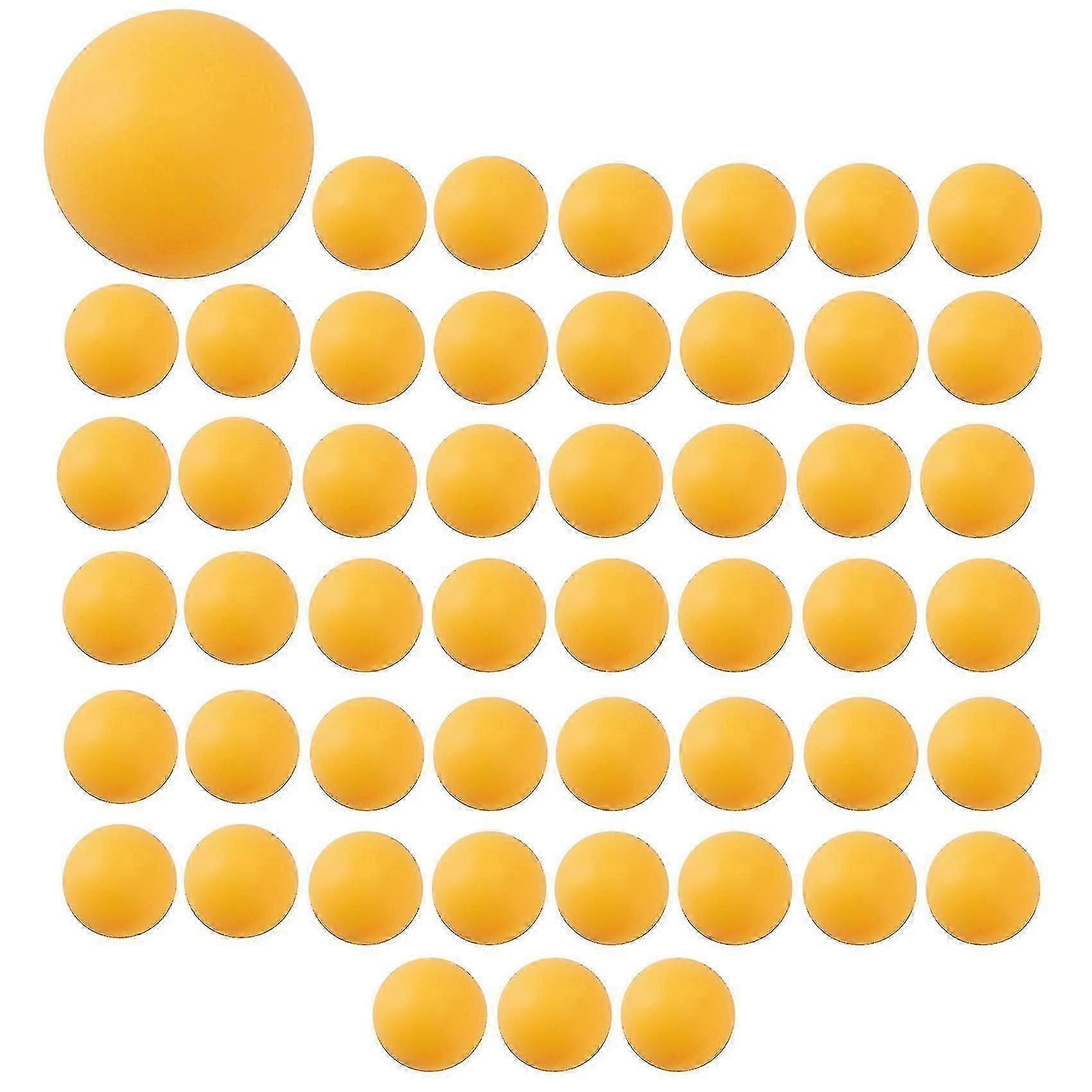 50 Table Tennis Advanced Training Table Balls Lightweight Seamless Balls