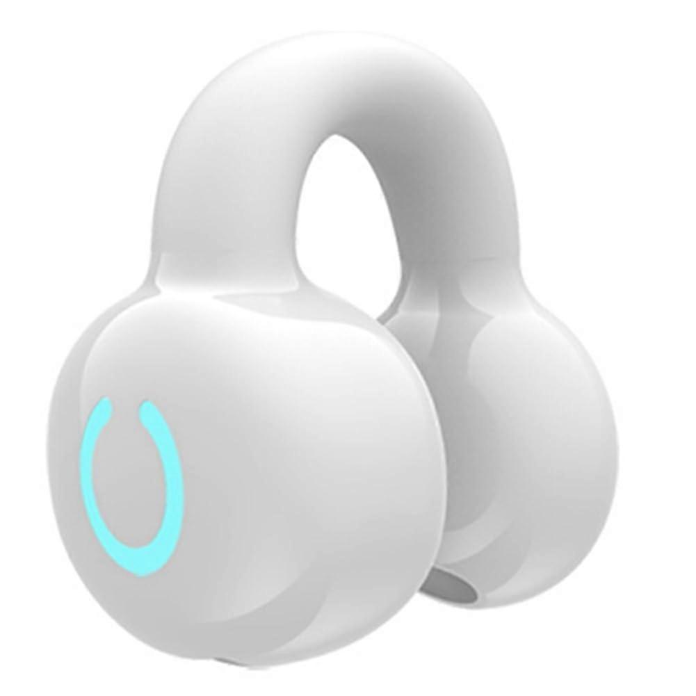 Single-Pack Bluetooth Sports Headset Ear Clip, Non-In-Ear Stereo, Ultra-Long Standby, Easy to Use, White
