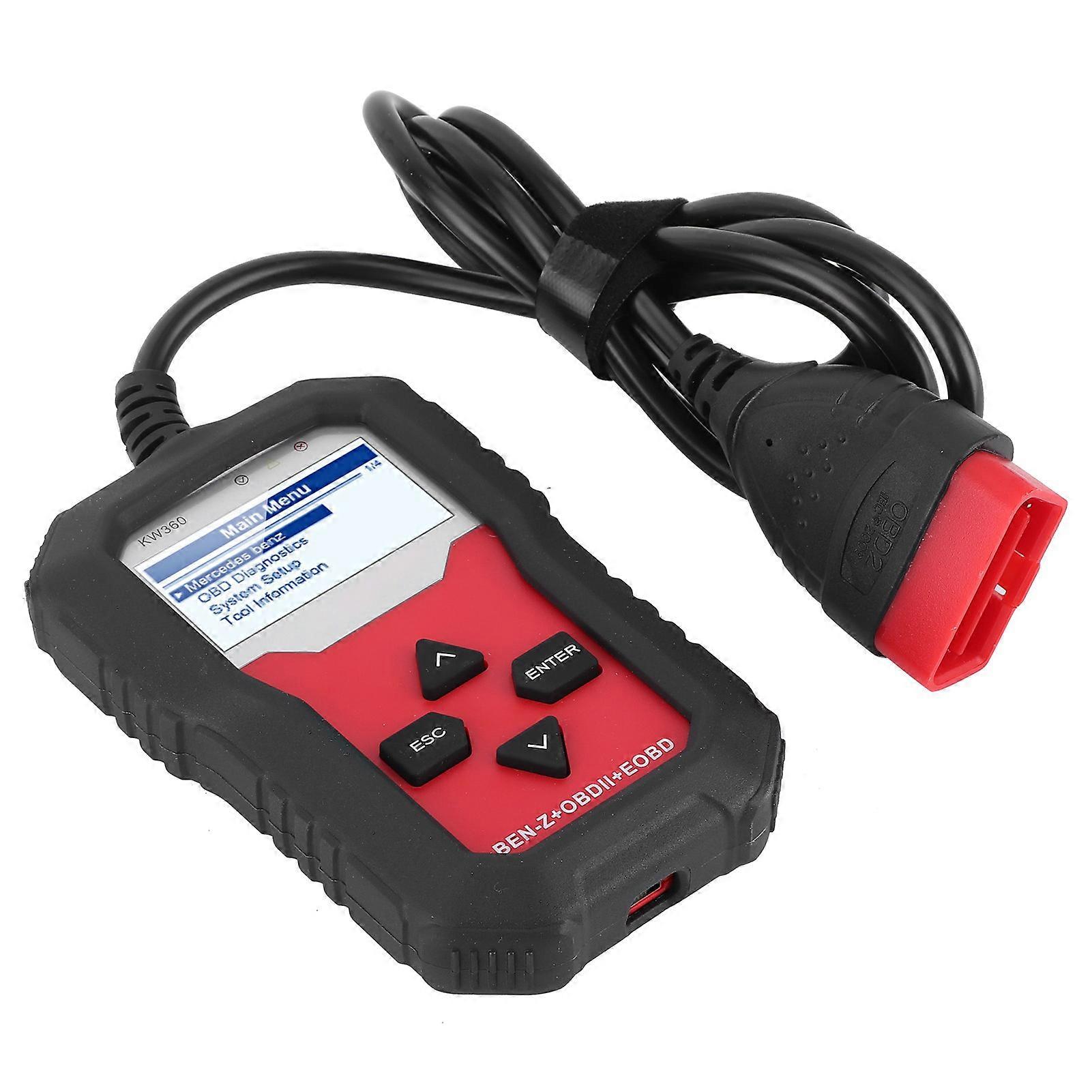 FullFeatured ABS Brake System Car Diagnostic Scanner 13.3x8.6x2.7cm