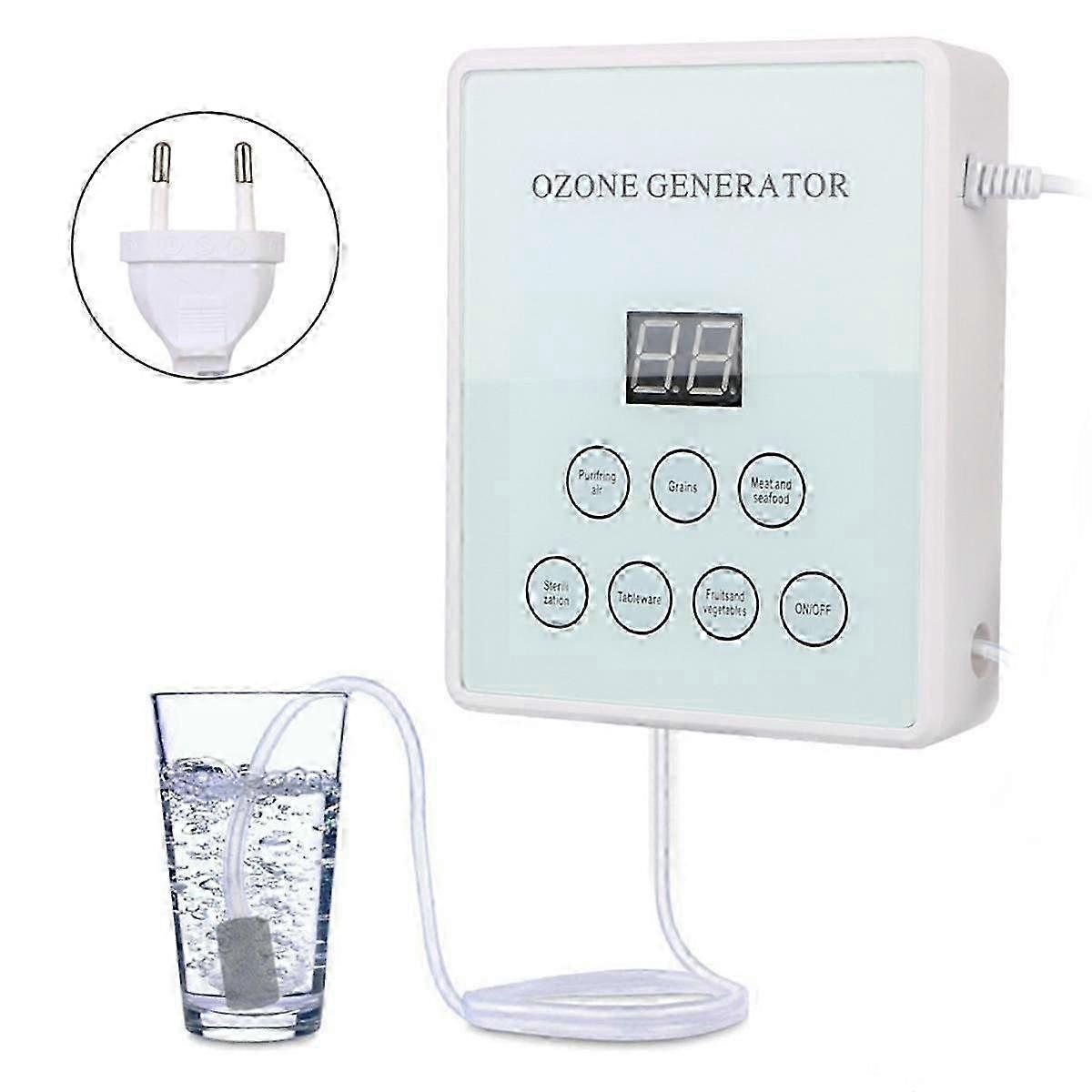 Smart ozone generator for disinfecting fruits and vegetables