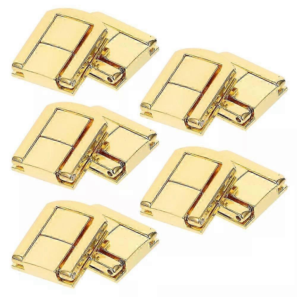 Jewelry Box Latches, 10 Pcs Hasp Lock Hardware Toggle Catches for Boxes Chest