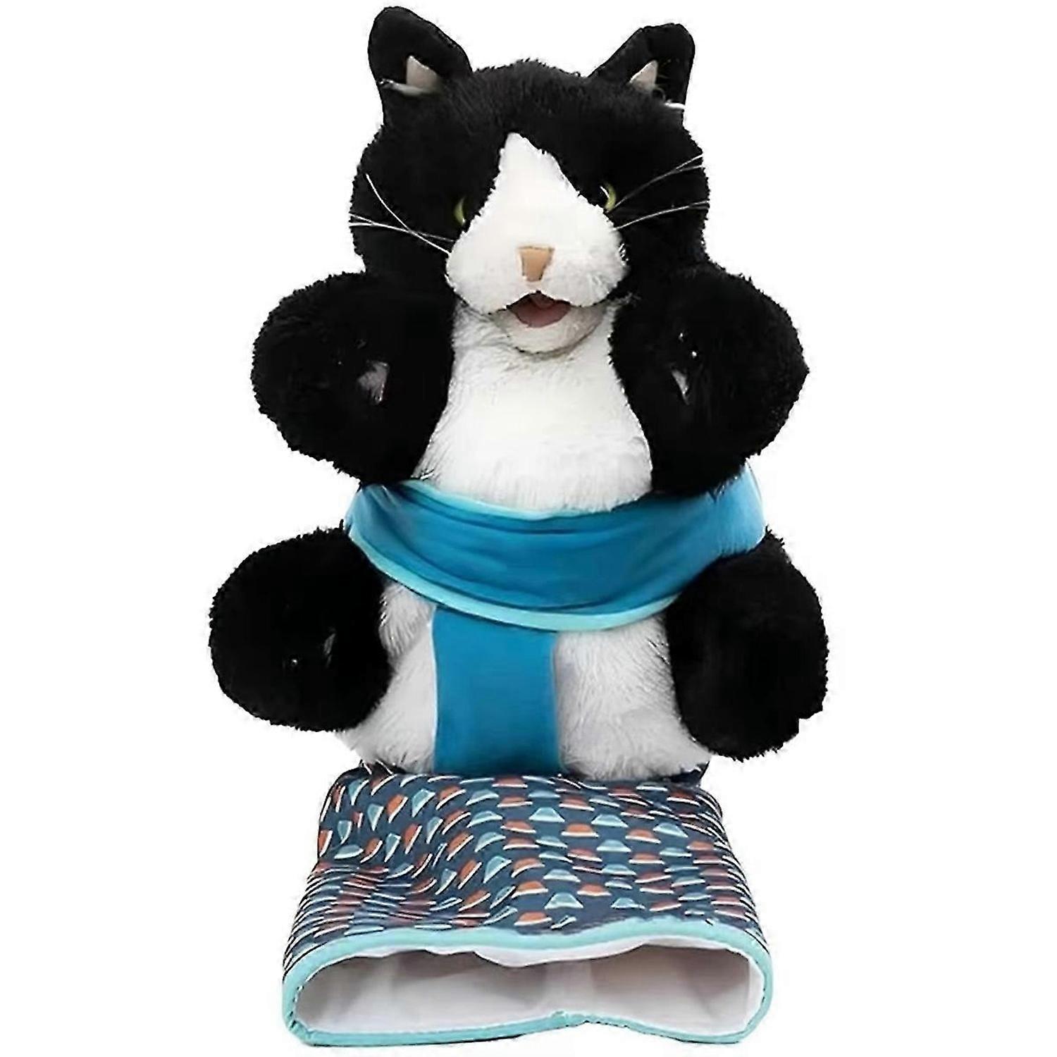 Cats Puppet Wrestler, Interactive Hand Puppet, Cat Wrestling Toy Puppet Padding for Safe Play,Animal