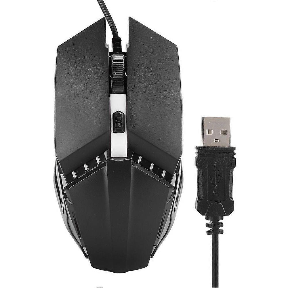 Wired Mouse Colorful Luminous Optical Gaming Mouse 4D Ergonomic Computer Parts