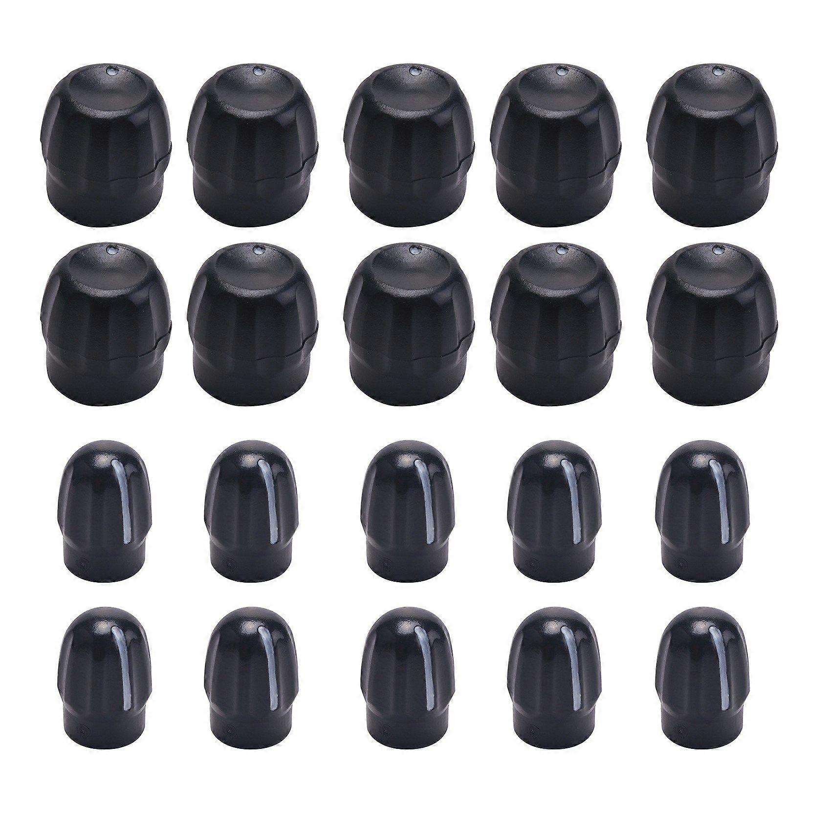 10Pairs Volume Knob + Channel Selector Knob for Two Way Radio CP040 EP350 GP328 EP450 PRO5150 GP338