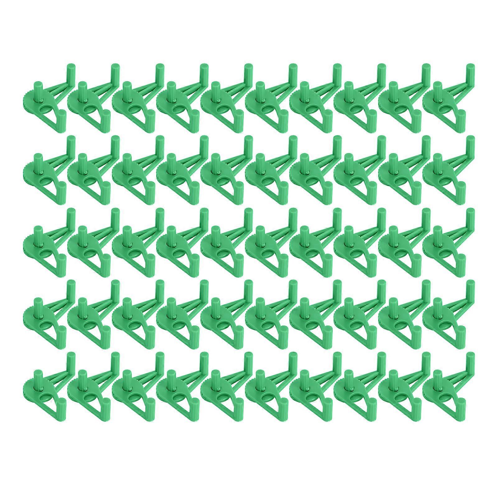 50-Pack Green Adjustable Plant Support Stem Trainer Clips
