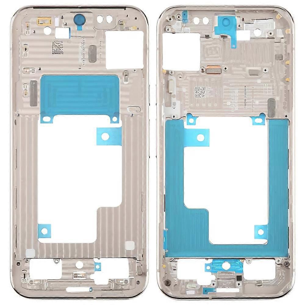 For Google Pixel 9 Pro XL OEM Middle Plate Frame Replacement (Without Logo) - Gold