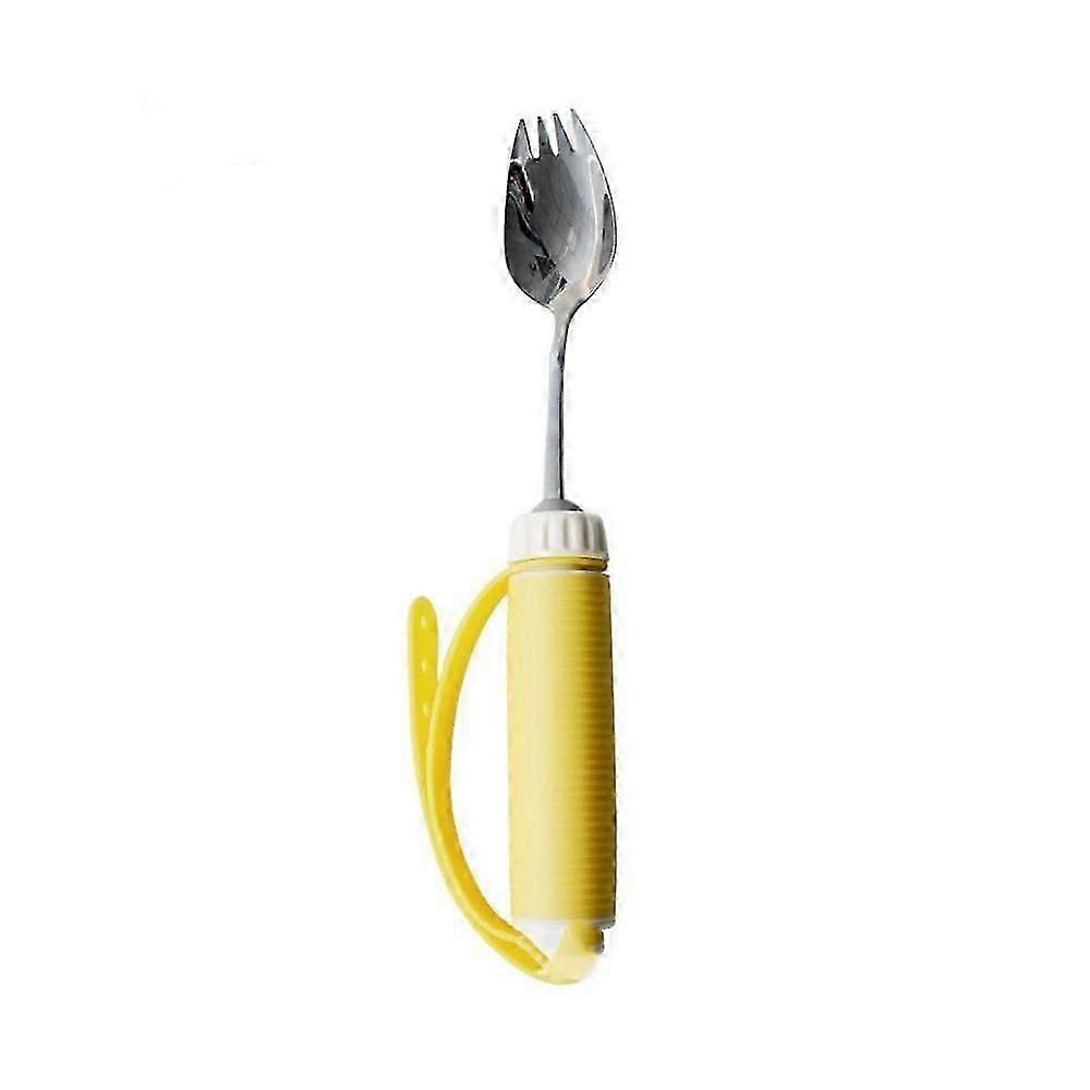 Elderly Utensils Adaptive Cutlery rotatable Spoon Handicapped People Fork Tablespoon Eating Feeding Assist Tableware Tools