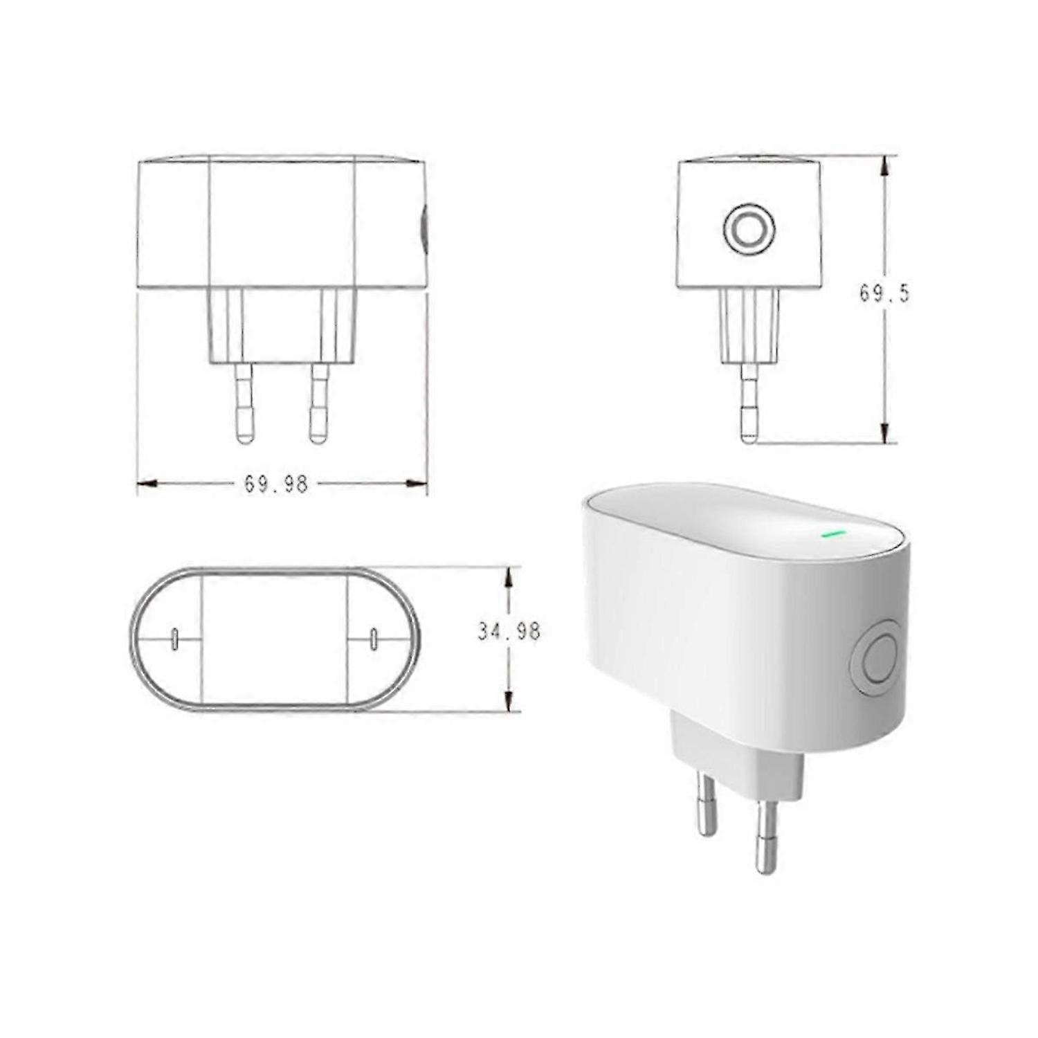 Doodle Intelligent Remote Control Socket Gateway Hub Multi-Mode Bluetooth Multi-Mode Gateway Home Wi