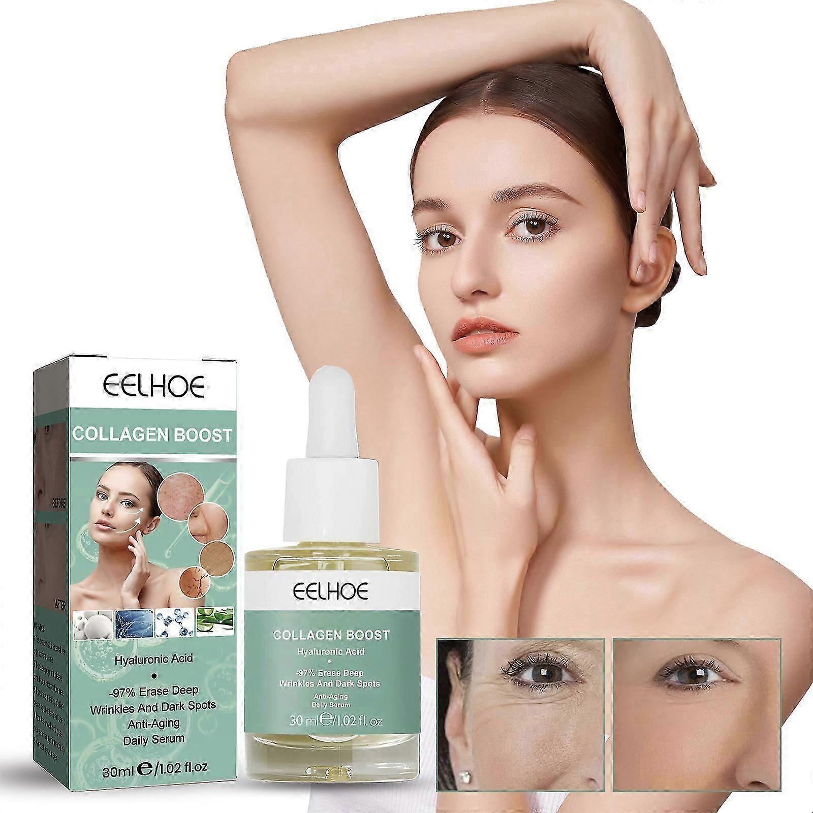 1xCollagen Anti-aging Serum Lightens Fine Lines And Wrinkles Nourishing And Repairing