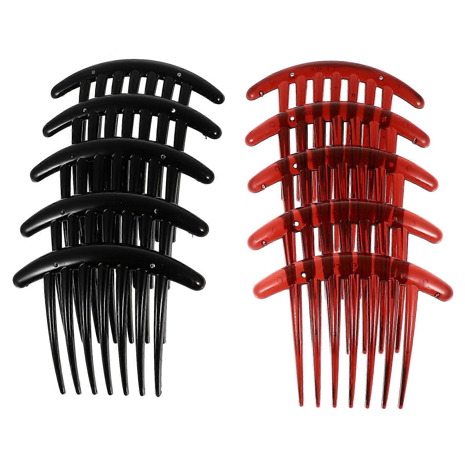 Insert Comb Hairpin Comb for Hair Styling 10Pcs Assorted Color Accessories