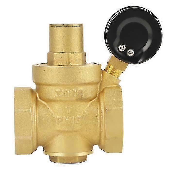 Brass Pressure Regulator Bsp Dn32 Brass Water Pressure Reducing Valve With Adjustable Gauge Flow Edition 0923