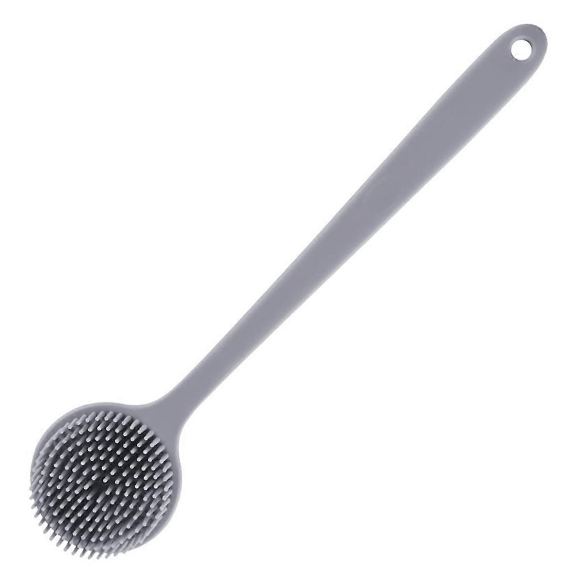 Silicone long-handled bath brushCleaning massage brushLazy back scrub and scrub tool