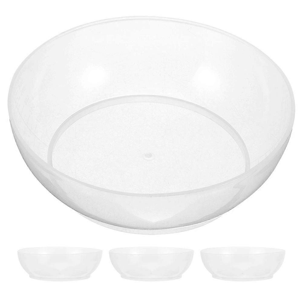 Salad Weighing Bowl Weighing Tray for Storage Use 20Pcs Clear Plastic