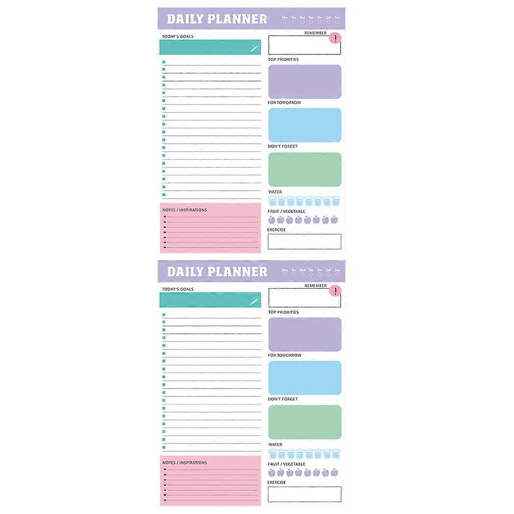 Daily Planner Convenient Planner Notepad for Writing 5Pcs Household Memo Pads
