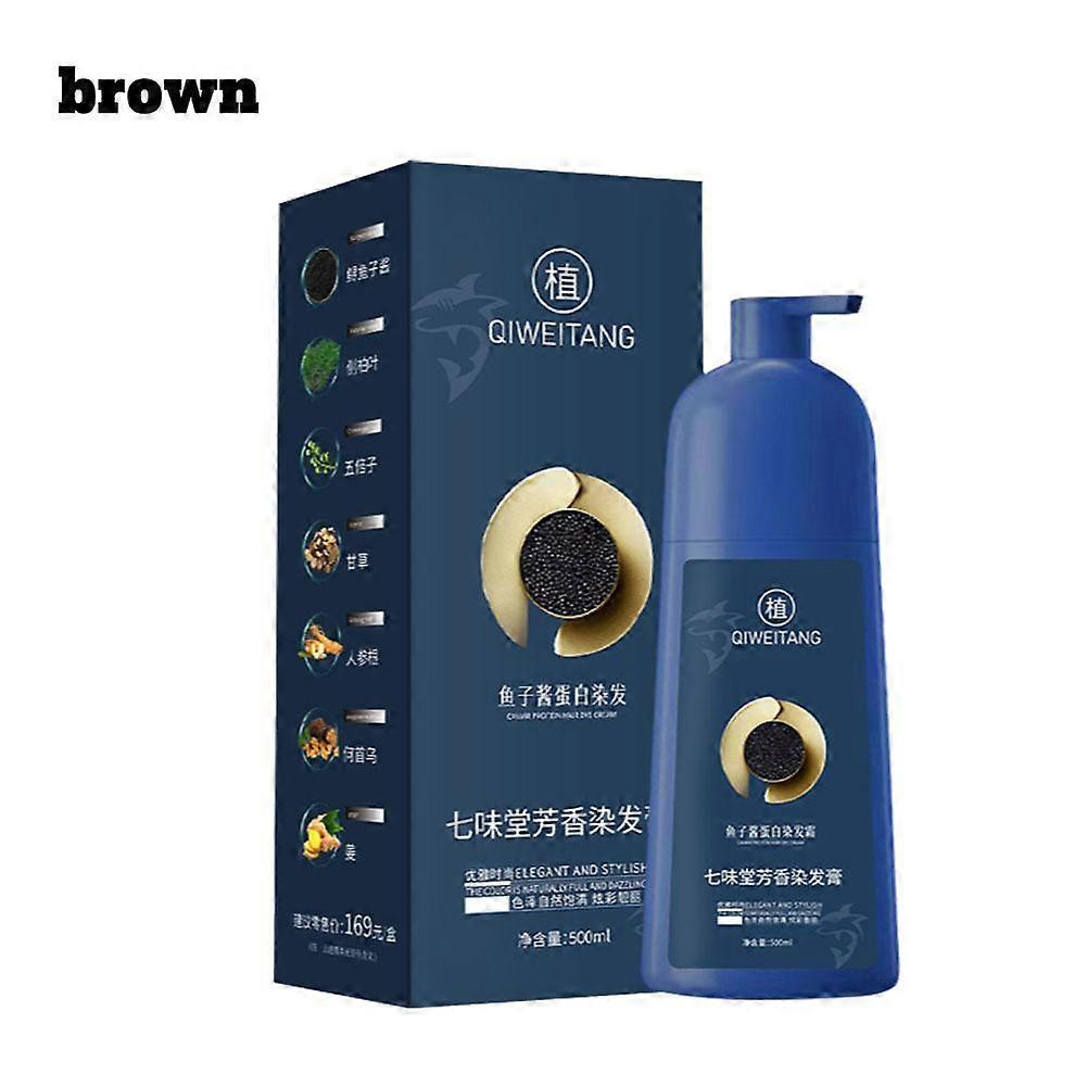 Caviar Protein Hair Color Kit Nourishes Repairs Damaged Hair Covers Gray 15Min