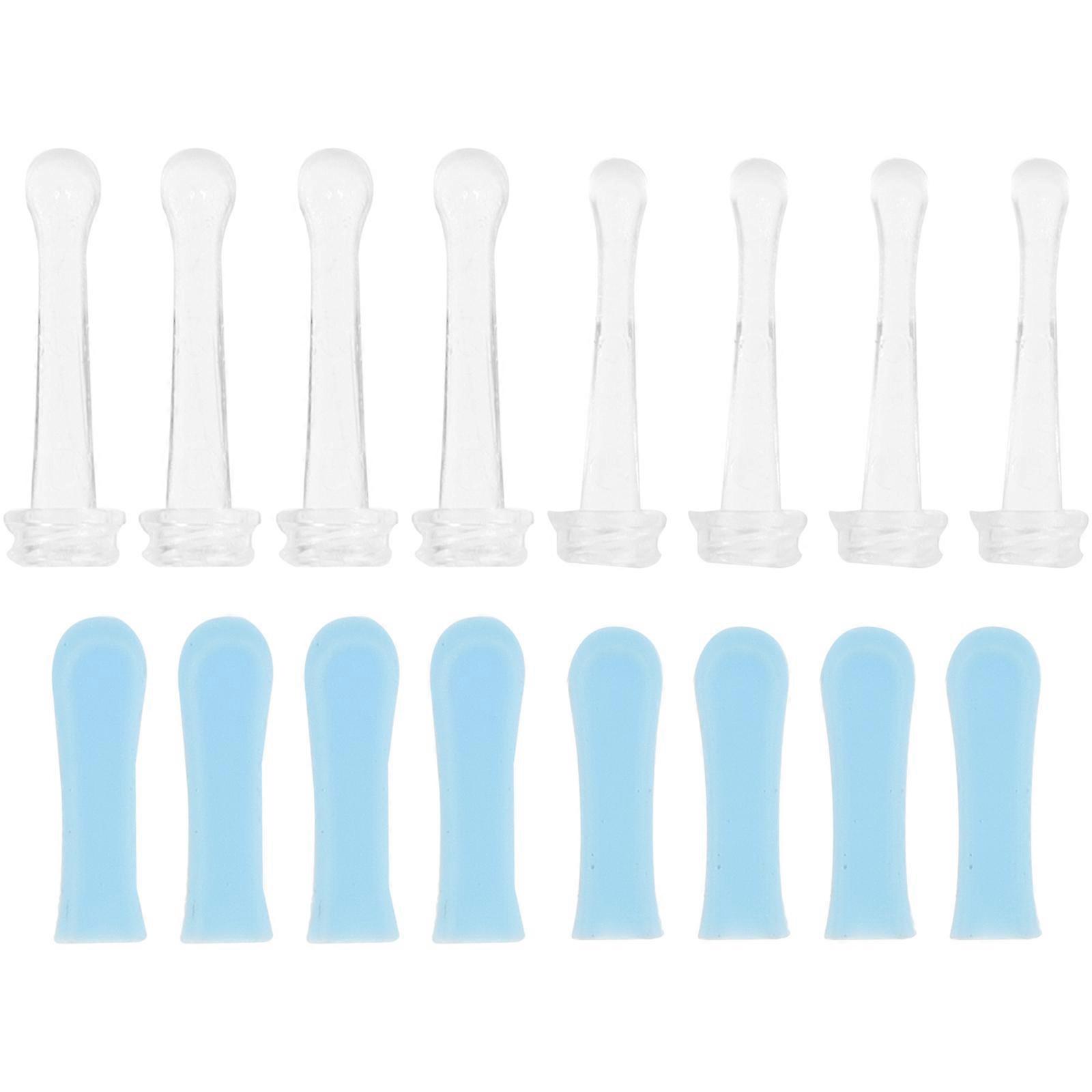 Spoon-Shaped Ear Wax Removal Tools 2 Sets For Adult Daily Use Comfortable Replaceable Tip Ear Cleaning Spoons