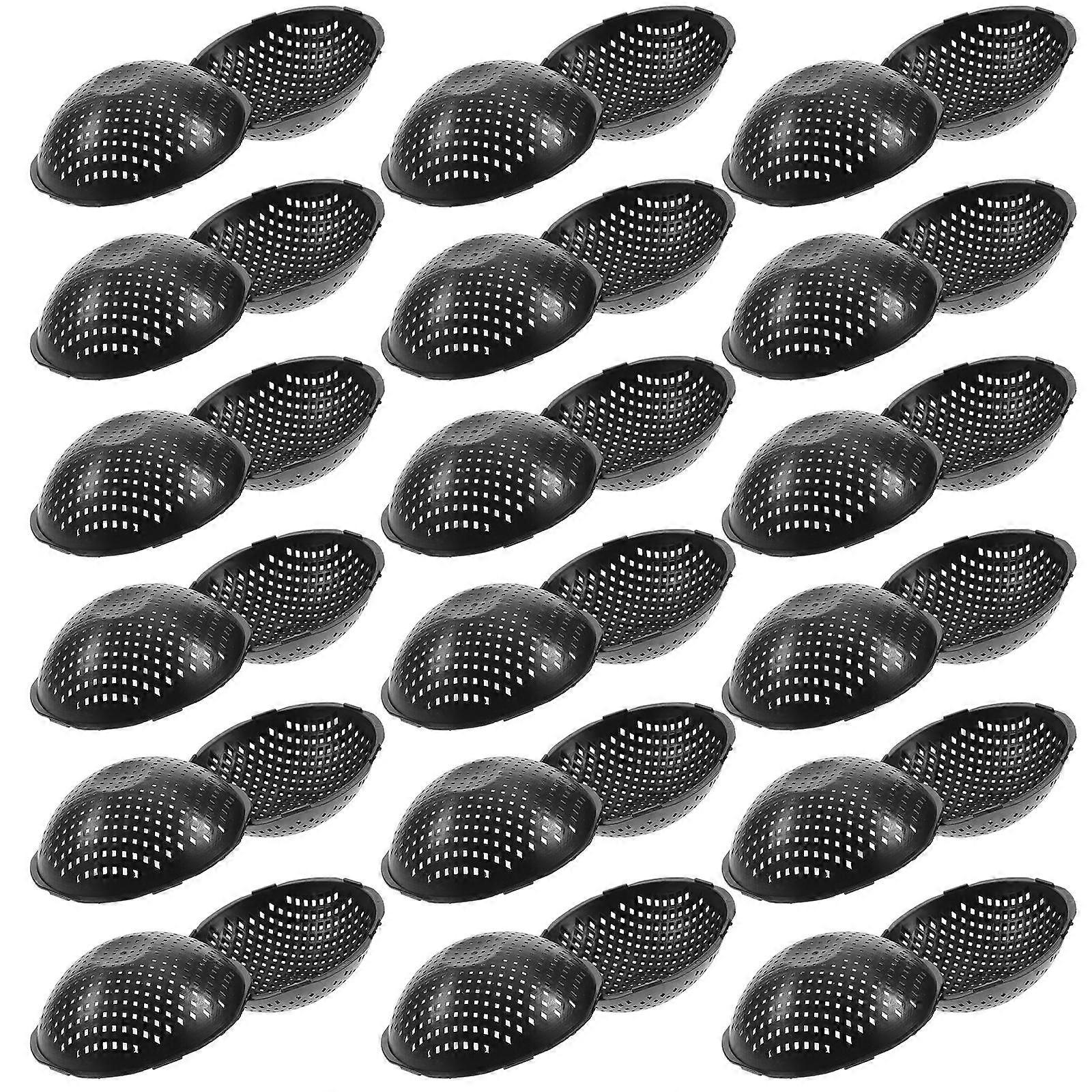 Ventilated Planter Hole Pads 100Pcs Square Mesh Mat Prevent Soil Leakage for Flowerpots and Ceramic Basins Gardening