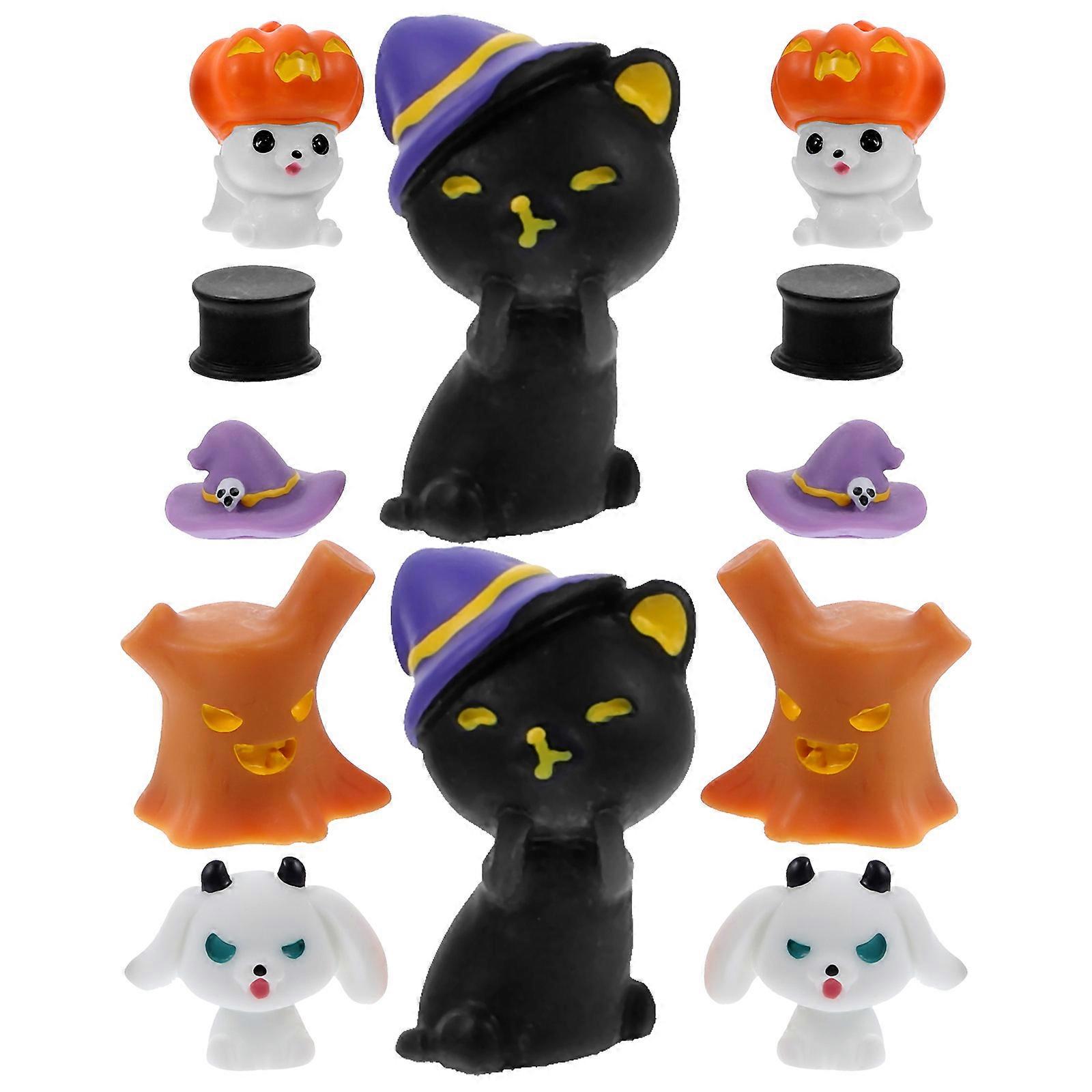 Halloween Figurines Resin Statues for Decor 36Pcs Assorted