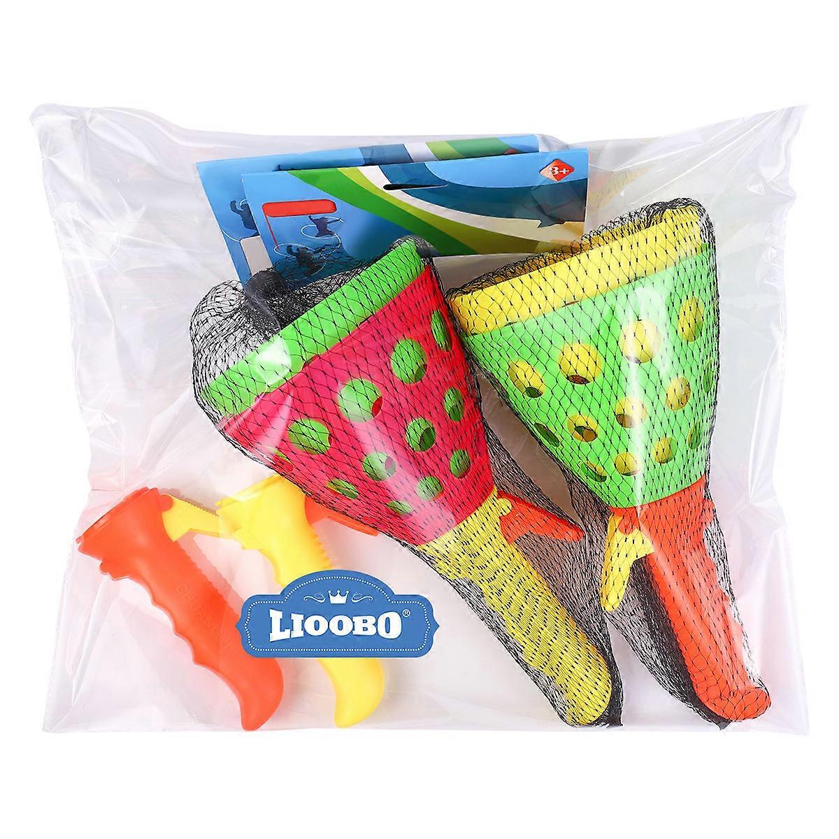 Launch and Catch Balls Lioobo Toss Game Set for Children 3Pcs