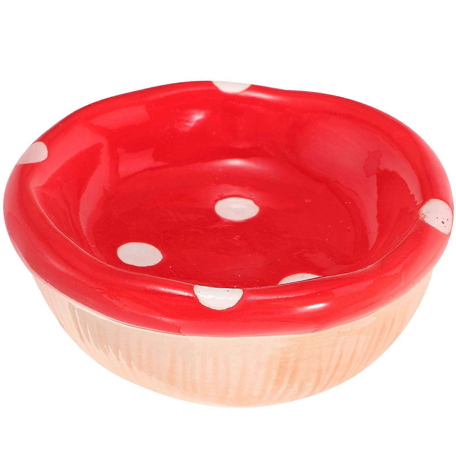 Chinchilla Bowl 5Pcs Ceramic Square Hamster Feeding Dish For Hamster And Small Pets Household Use With