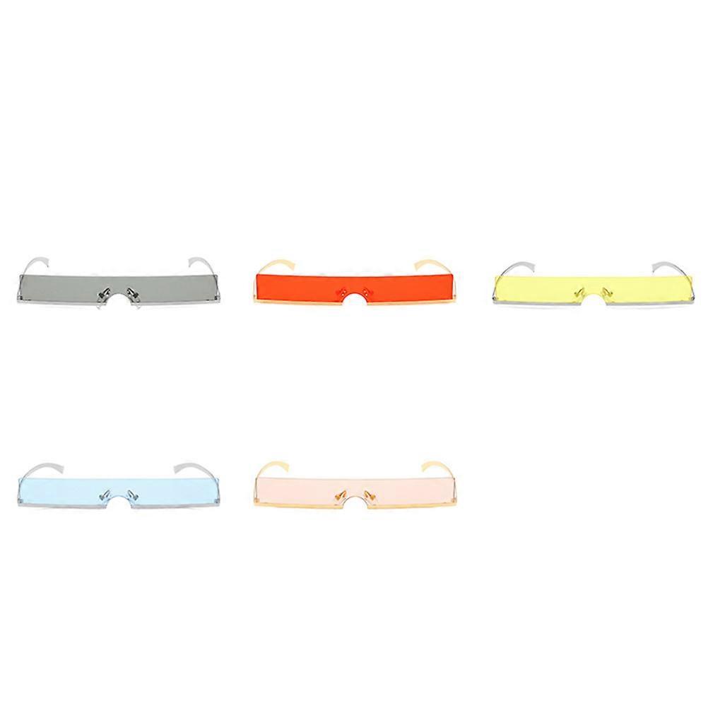 Solar Glasses Rectangular Sunglasses with Outdoor Protection 1Pcs Blue