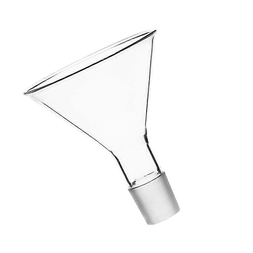 Chemical Lab Glass Funnel for Labs 2Pcs Feeding Triangle Funnel