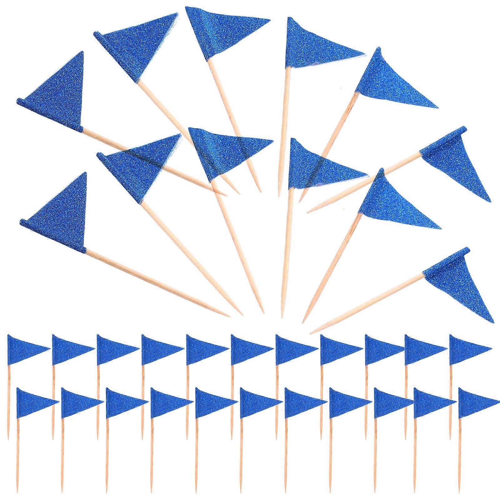 Flags Cupcake Toppers for Dessert Decoration 240Pcs