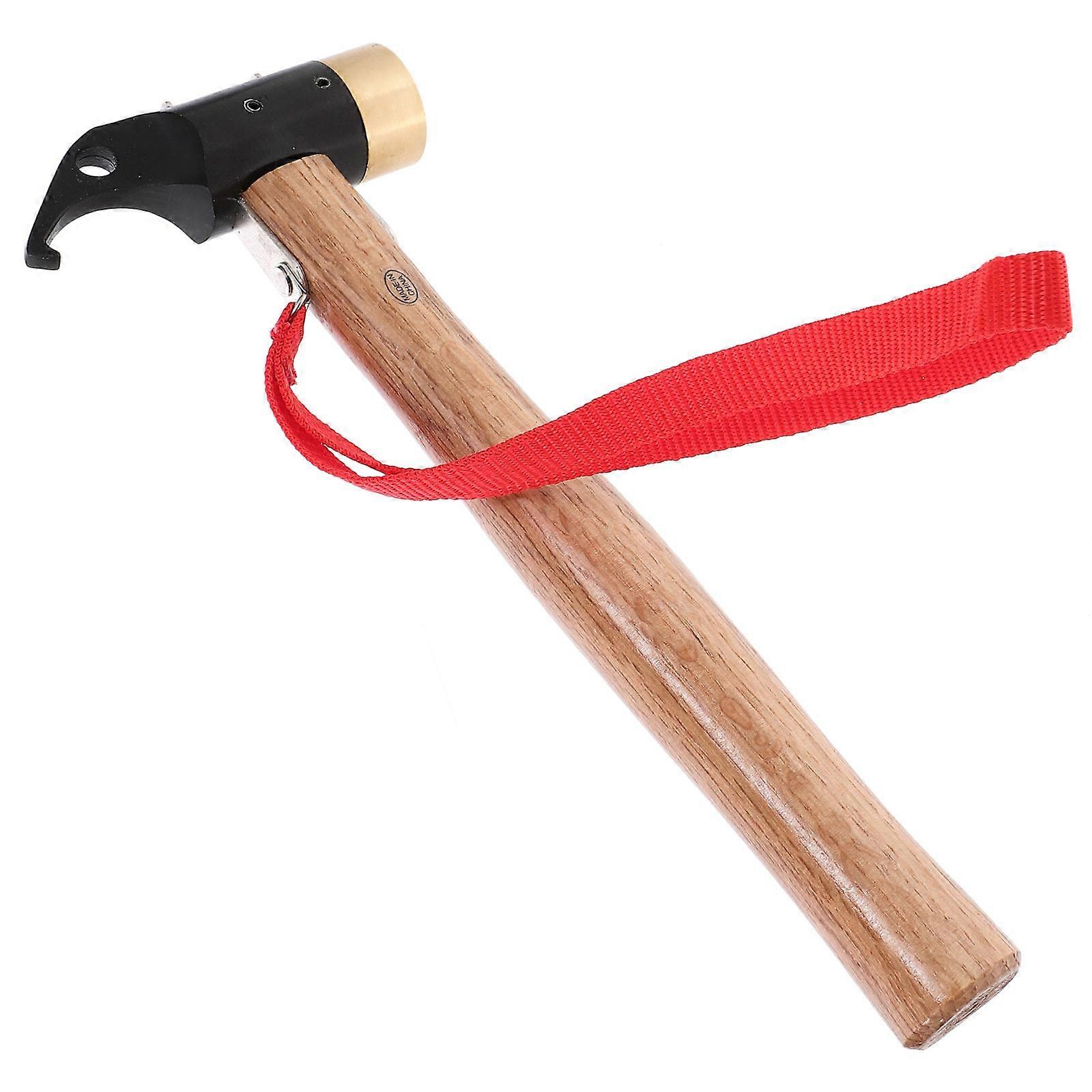 Hammer with Copper Head for Tent Stakes for Setting Up Tent Size S