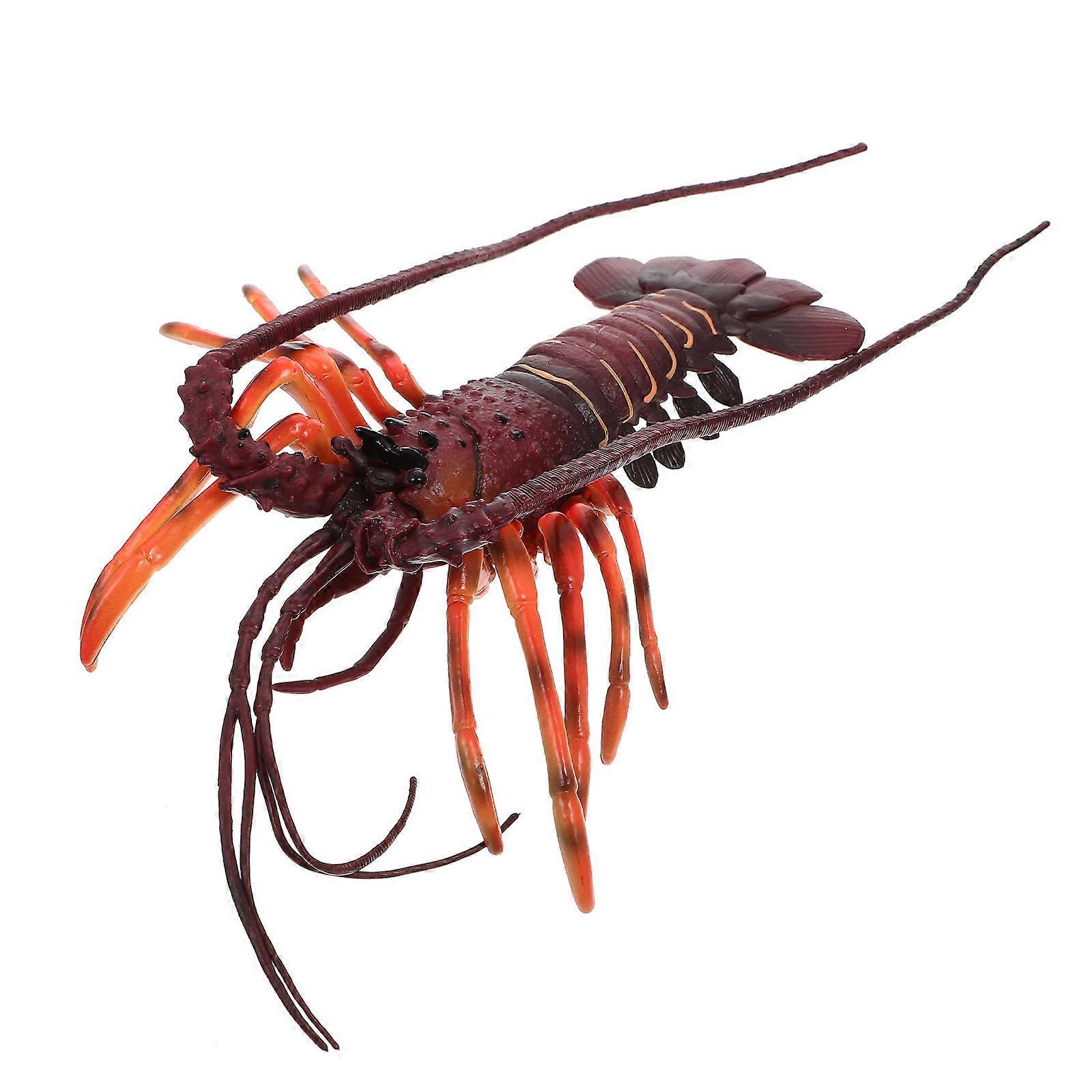 Lobster Model Decoration Plastic Lobster Model for Decoration 4Pcs