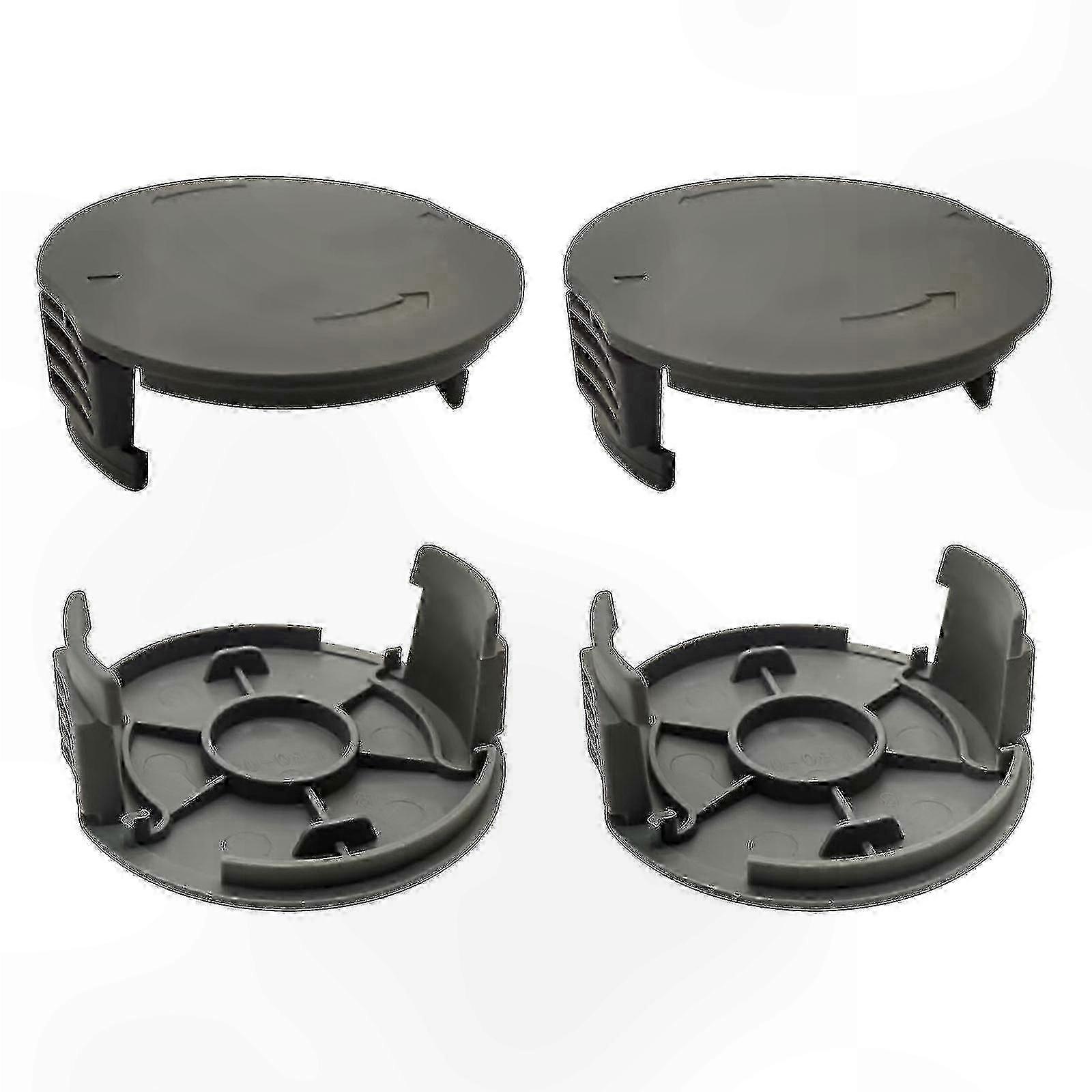 Lawn Mower Spool Cover 4-Pack for EasyGrassCut 18/23/26 Series Replacement Parts F016F05320