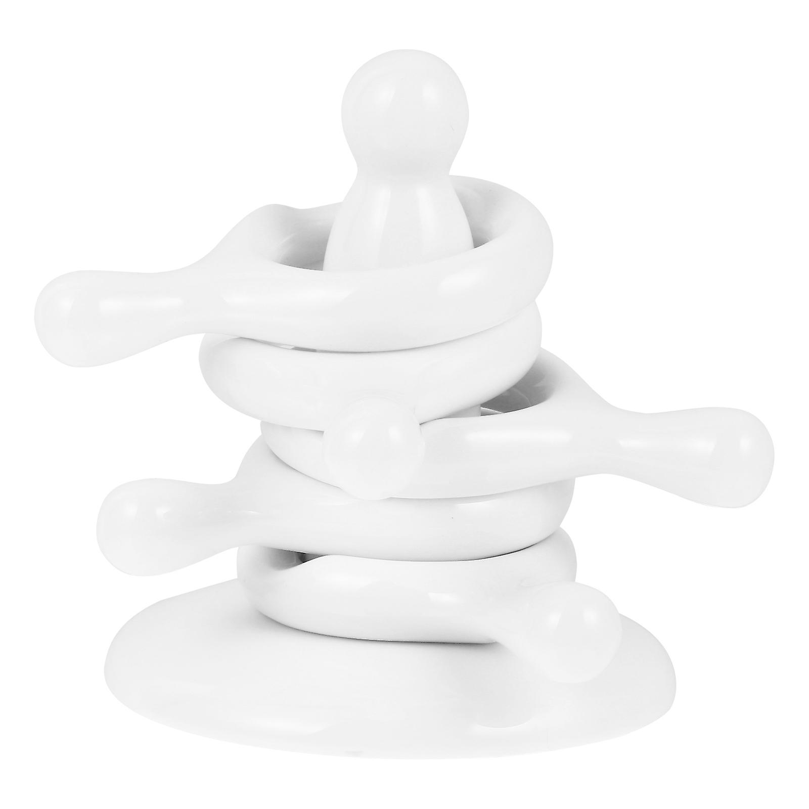 Ceramic Cutlery Storage Rack Chopsticks Holder for 3Sets Home Use