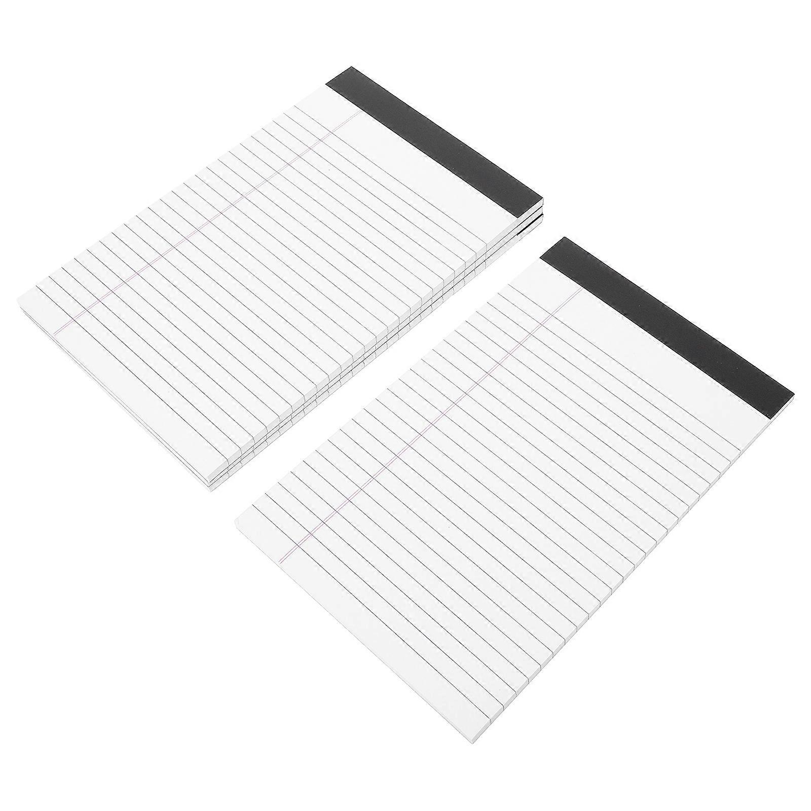 Legal Notepad Lined Memo Pad For Students And Office Workers 20.30X12.70X0.50CM Simple Design 2Pcs