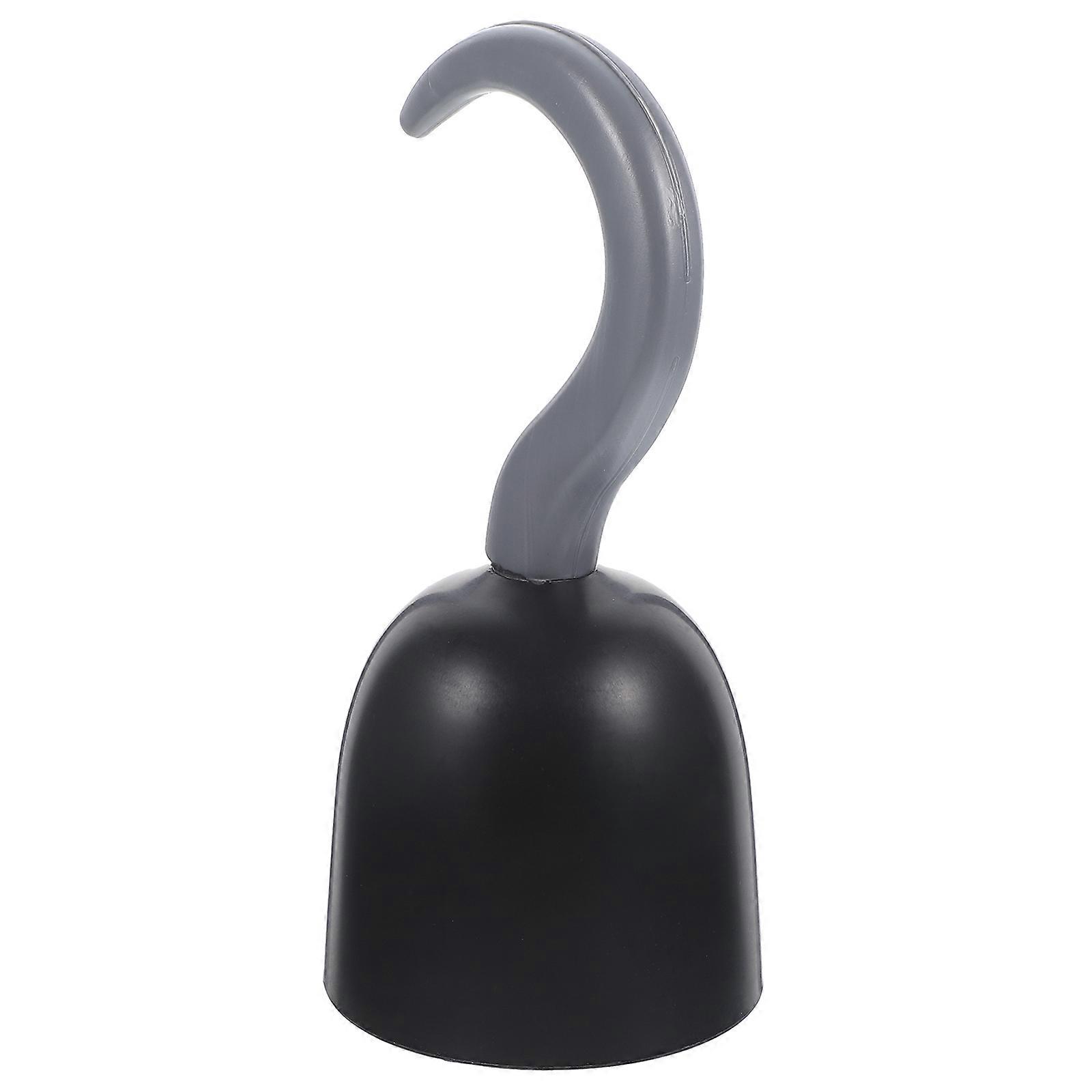 Pirate Theme Hook For Cosplay Performance Costumes A Durable Black Plastic Accessory 1Pack