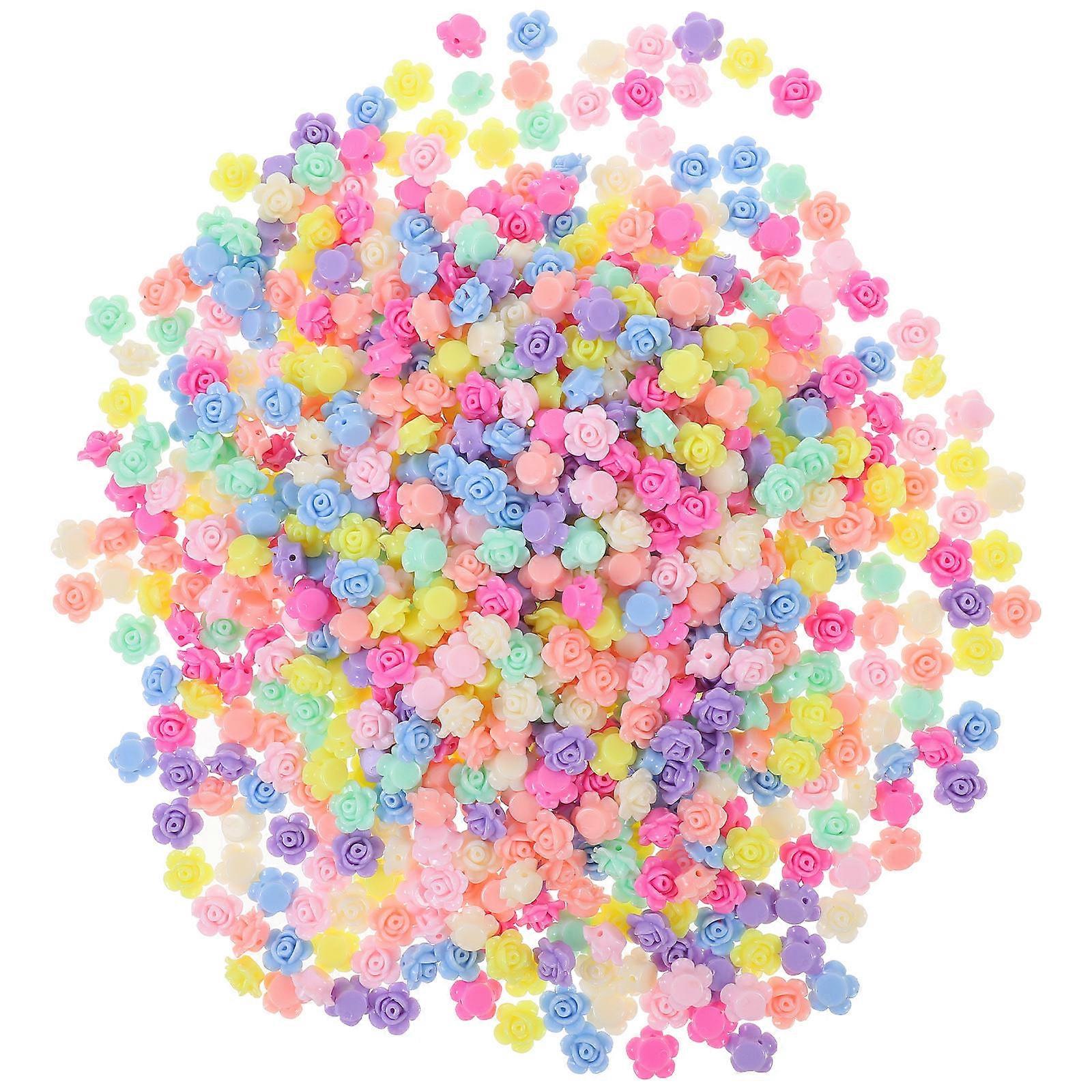 Chic Flower Bead Charms 2640 Pcs Suitable For Crafting And Jewelry Making With Glossy Look And Durable Material