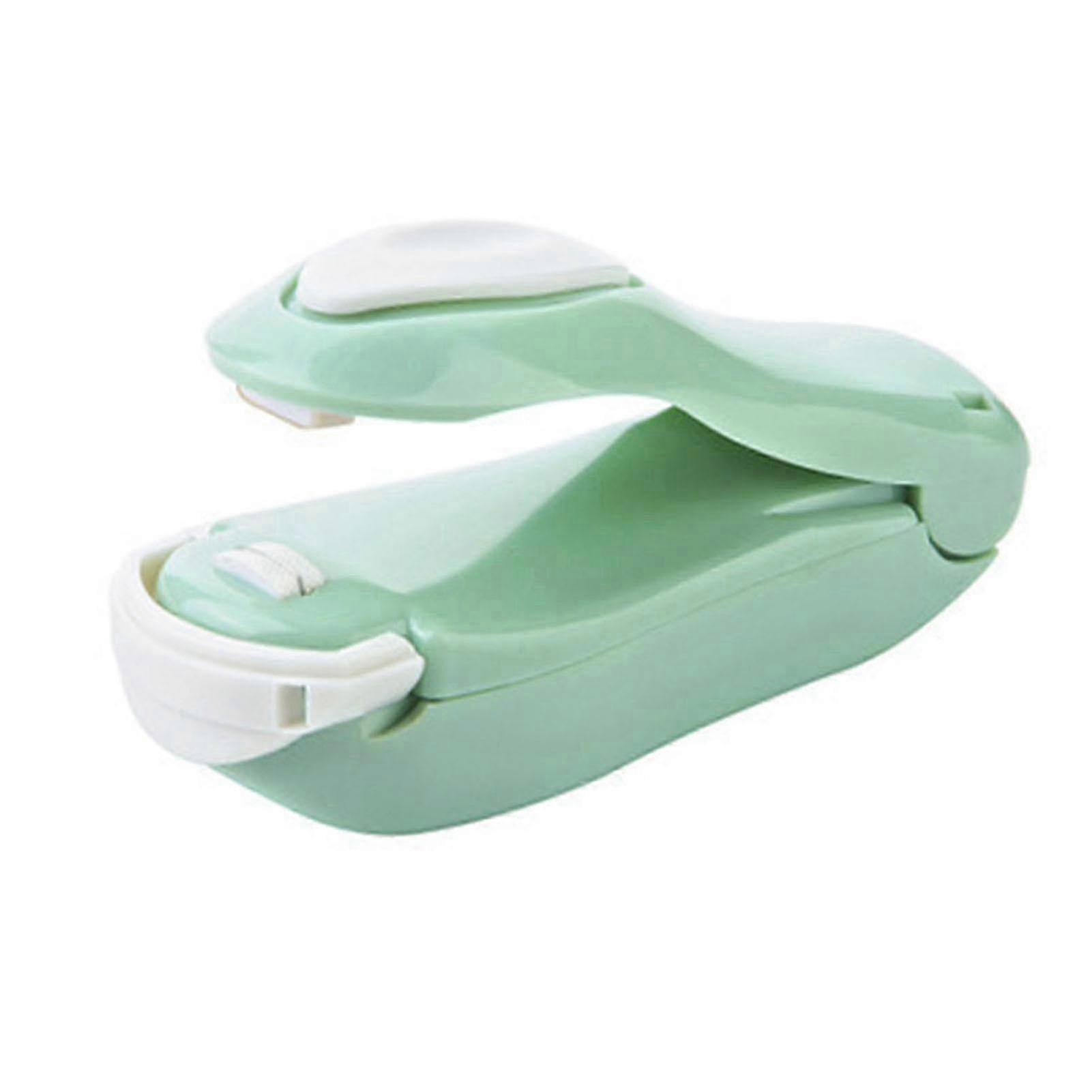 Mini Bag Sealer, 2-in-1 Portable Handheld Heat Seal Tool, USB Battery Operated with Magnetic Bottom for Food Storage Snacks Vegetables