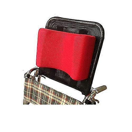 Wheelchair Headrest Universal Adjustable Neck Support Backrest Pillow Red