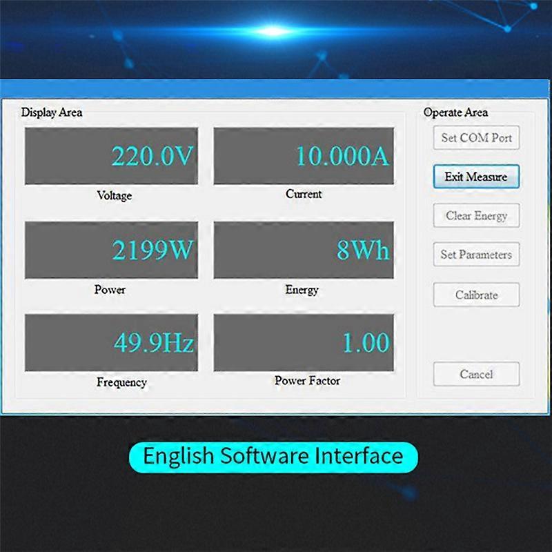 100A PZEM 004T 3.0 Version Wattmeter Kwh Meter Volt Amp Current Test Module for TTL COM2/COM3/COM4