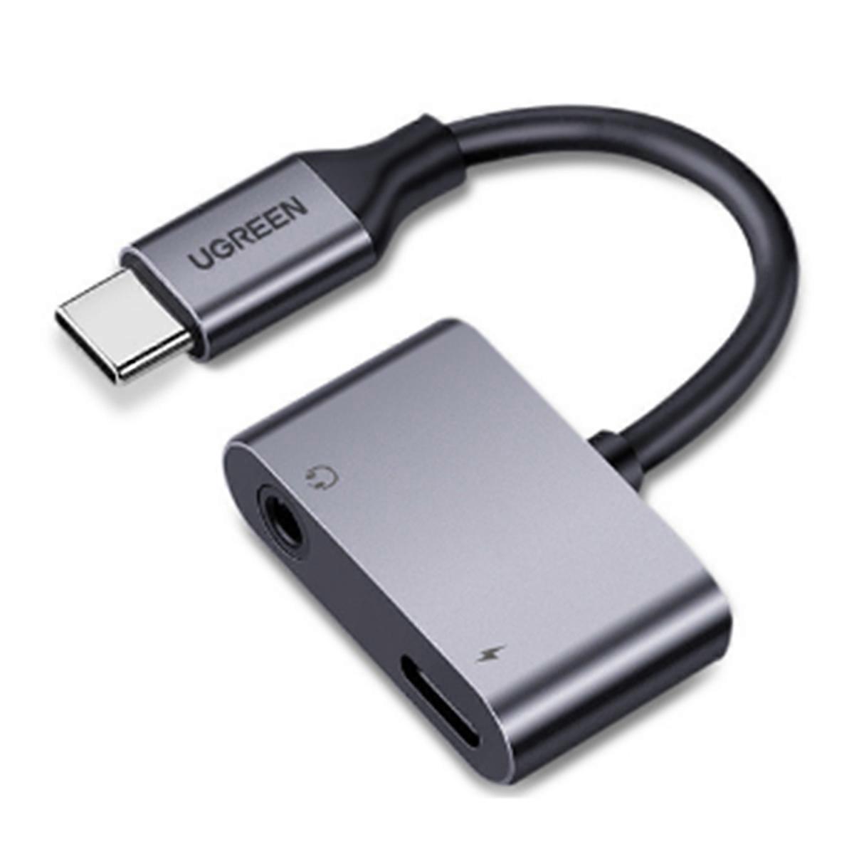  USB C to AUX Cable Adapter Chip PD QC Charging