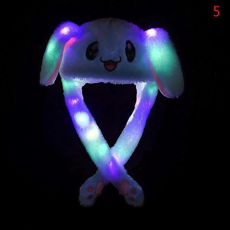 النساء الاطفال مضحك الإضاءة أرنب أفخم آذان قبعة