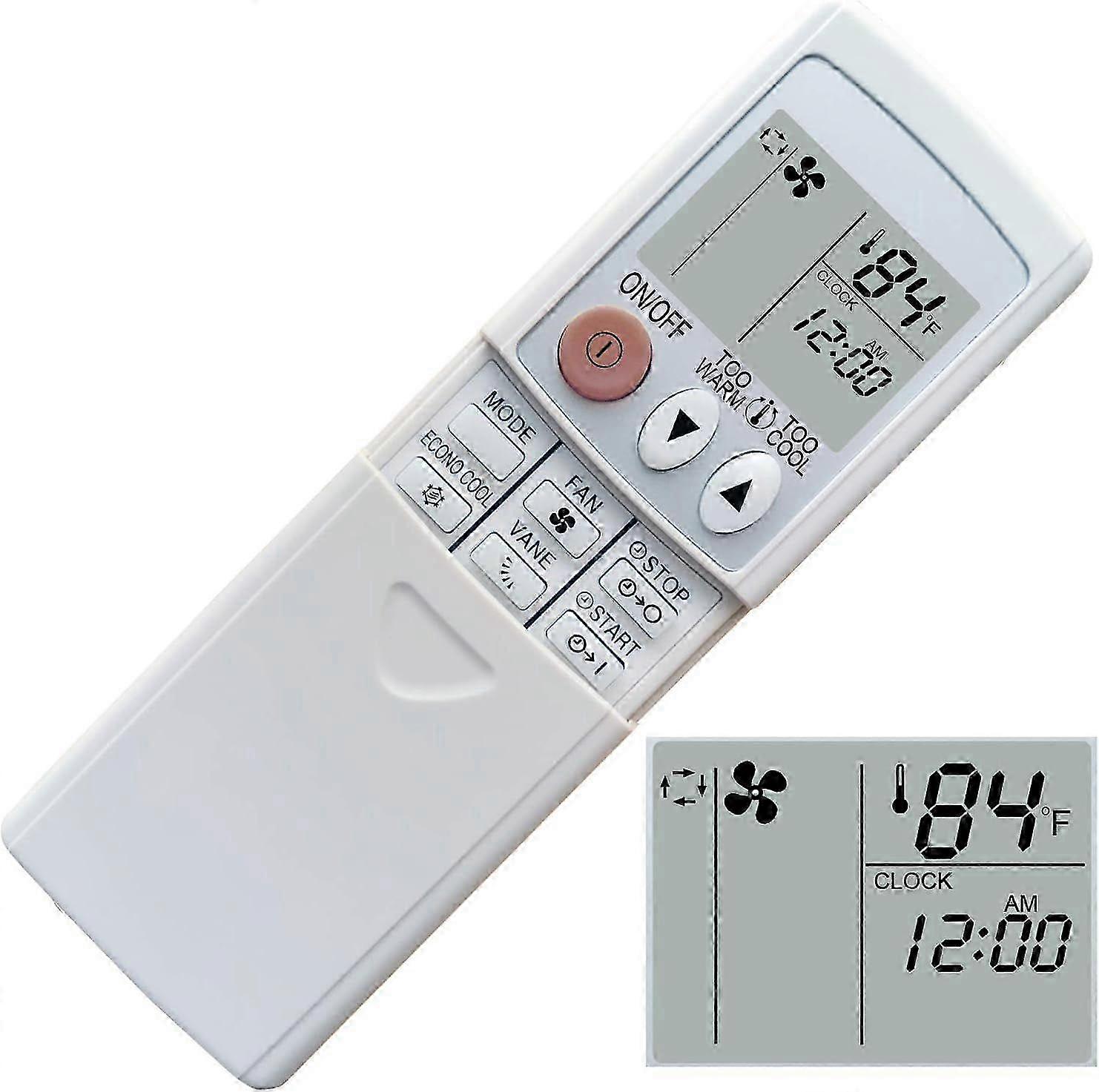 Replacement For Mitsubishi Electric Mr Slim Air Conditioner Remote Control For
